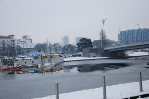 nantes sous la neige